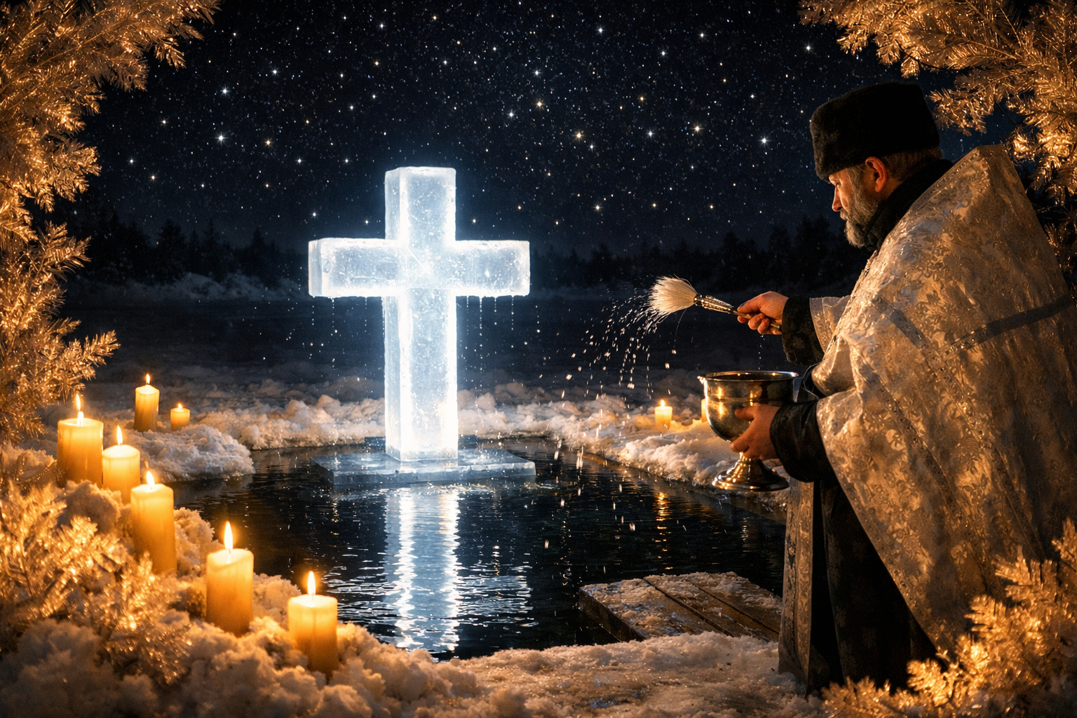 Epiphany, January 18–19: rites and wishes